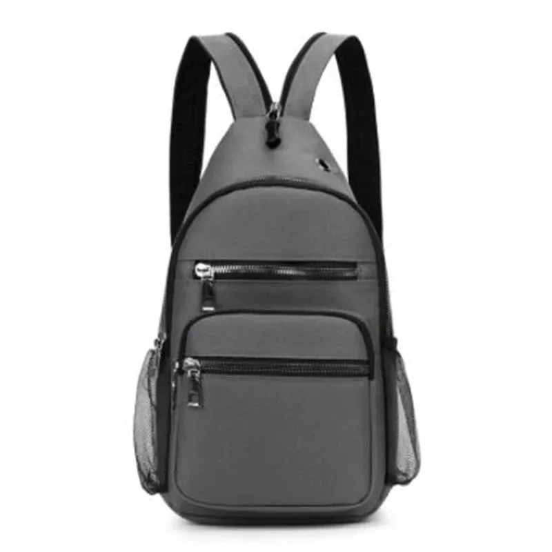 petit sac à dos unisexe à bandoulière, polyvalent, étanche, sac à bandoulière de poitrine, voyage randonnée, sac de jour de grande capacité