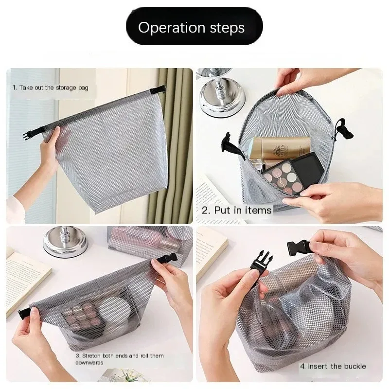 sac de rangement étanche à cordon de serrage, grande capacité, unisexe, pour la gym, la natation, les articles de toilette, les kits utilitaires, les ensembles d'équipement de voyage essentiels pro max.