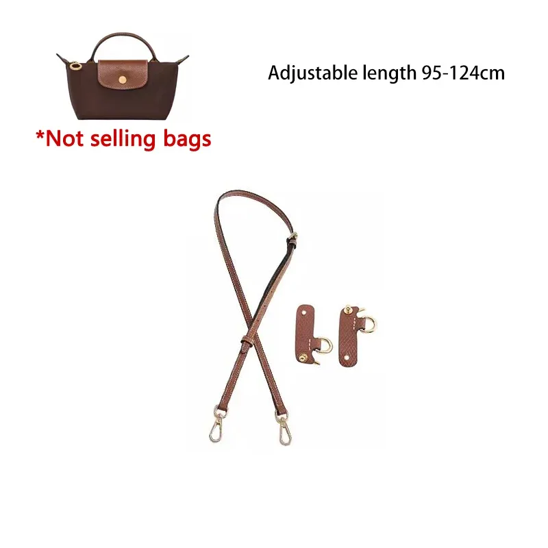 mini sacs à bandoulière en cuir adaptés aux mini pochettes longchamp, accessoires de sac à bandoulière réglables