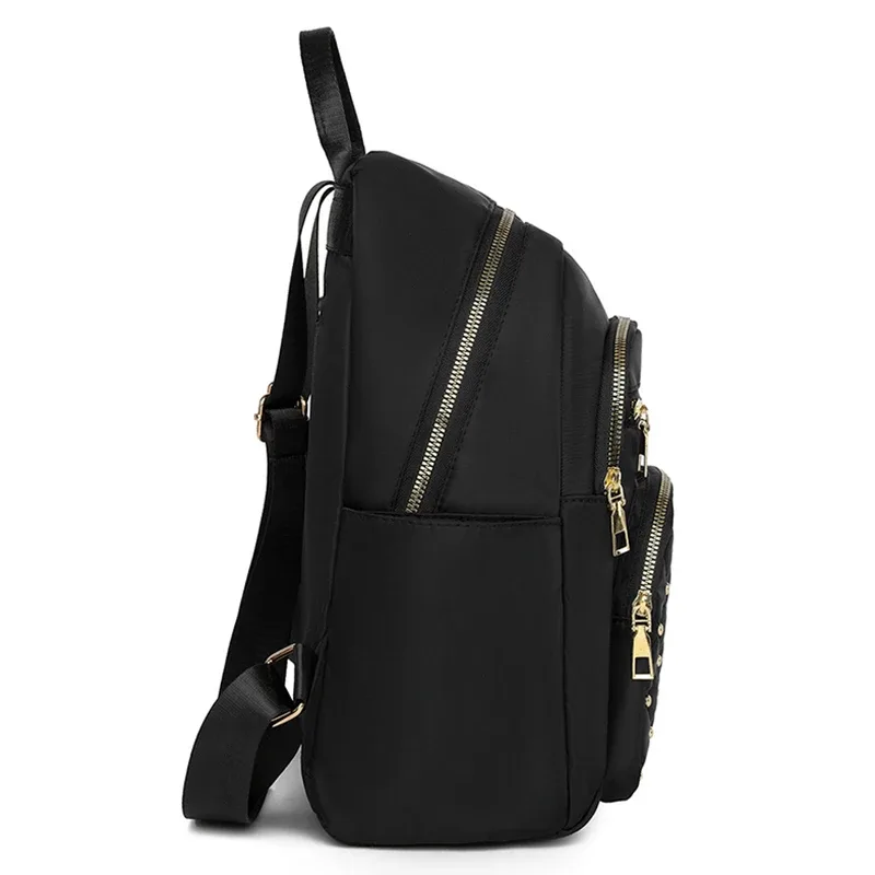 sac à dos matelassé léger et respirant, sac à dos multi-poches en similicuir pour femmes, pour le transport quotidien et les trajets domicile-travail