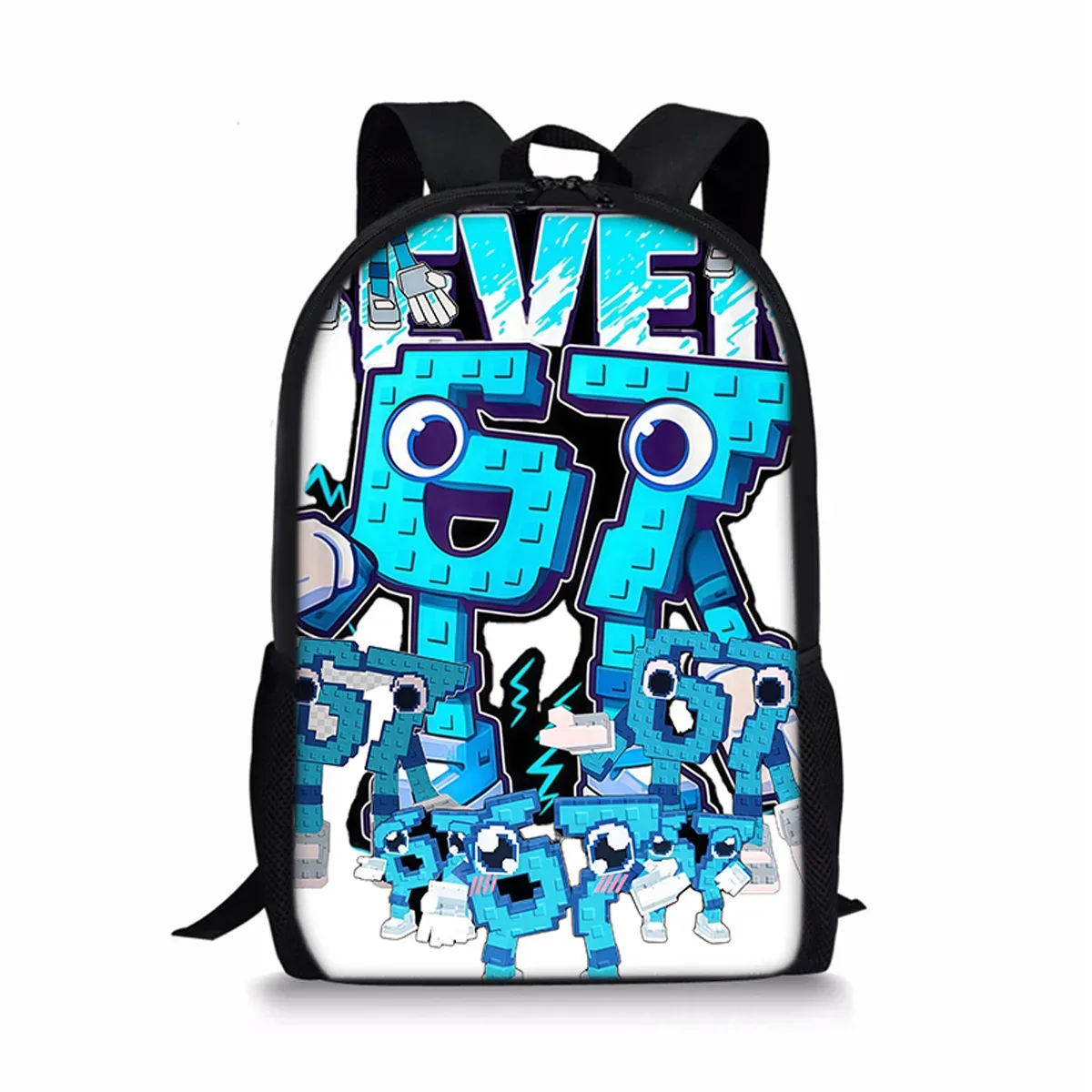 sacs à dos classiques populaires et amusants 67 six sept pour écoliers, sacs d'école imprimés en 3d, sacs à dos oxford imperméables pour garçons/filles, sacs à dos pour ordinateur portable