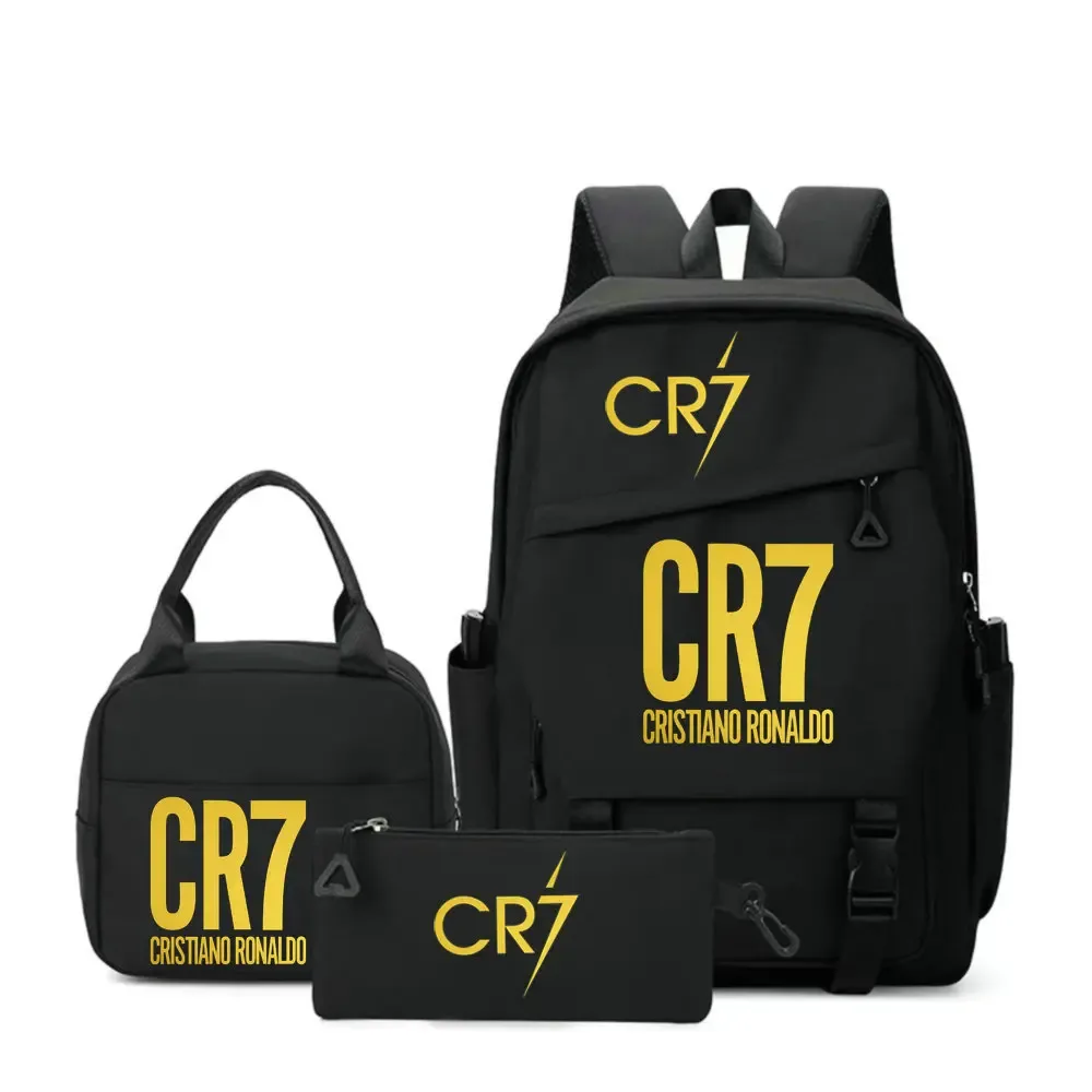 Sac à dos CR7 pour étudiants, femmes et hommes, sac à dos tendance pour ordinateur portable, sac à dos quotidien pour adolescents, sac messager