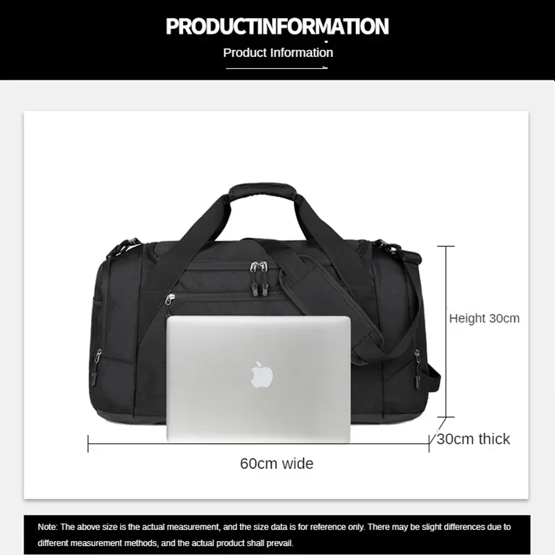sac de voyage personnalisé haute capacité avec séparation sec/humide, sac de sport avec logo, sac de gym, sac de boxe avec nom imprimé