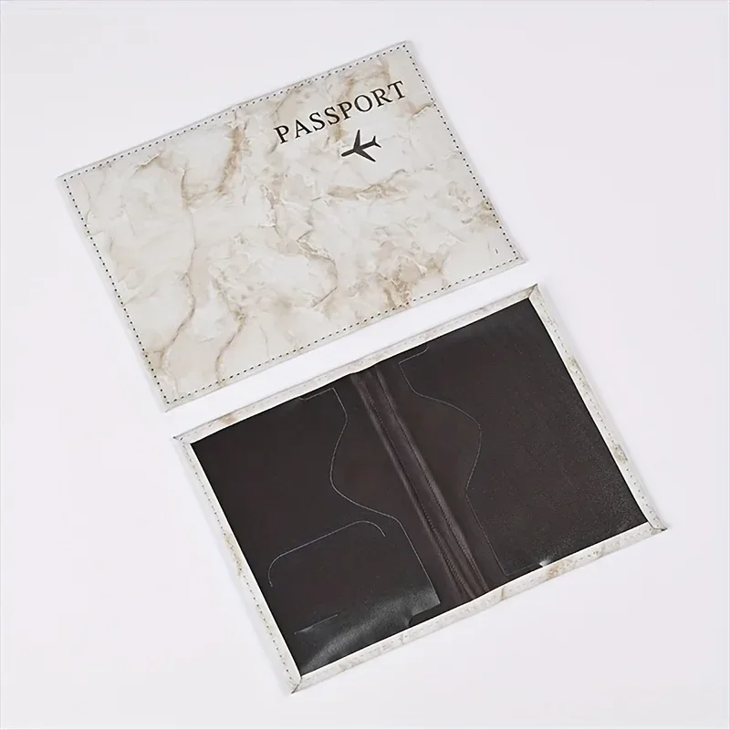 housse de passeport personnalisée en pu avec motif, sac de voyage unisexe, joli cadeau pour les étudiants, vacances en plein air