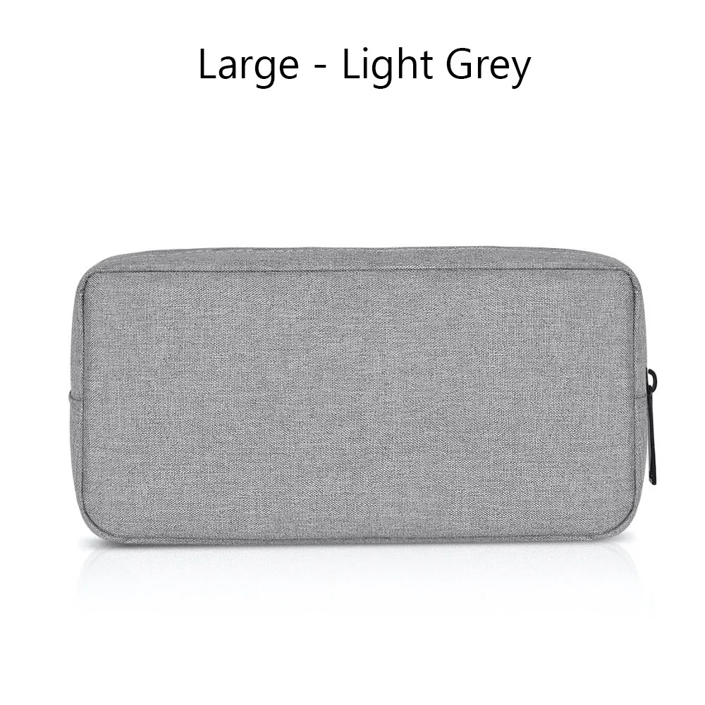 sacs de rangement numériques portables, organisateur de gadgets usb câbles fils chargeur batterie fermeture éclair sac à cosmétiques, étui accessoires
