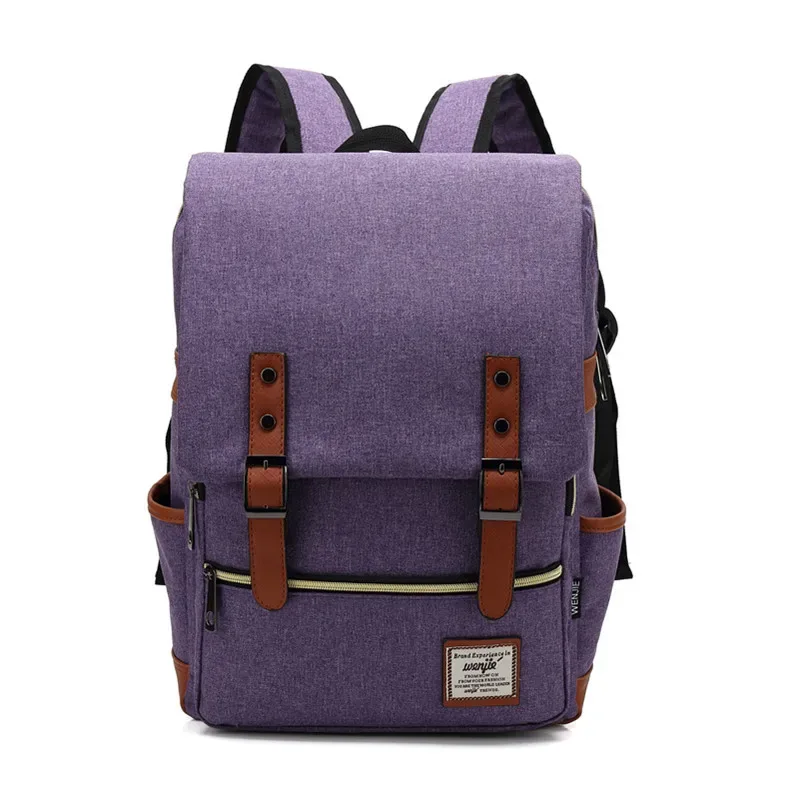 vintage unisexe oxford sacs à dos imperméables grande capacité hommes sac de voyage femmes étudiants livres scolaires 16 pouces sac à dos pour ordinateur portable