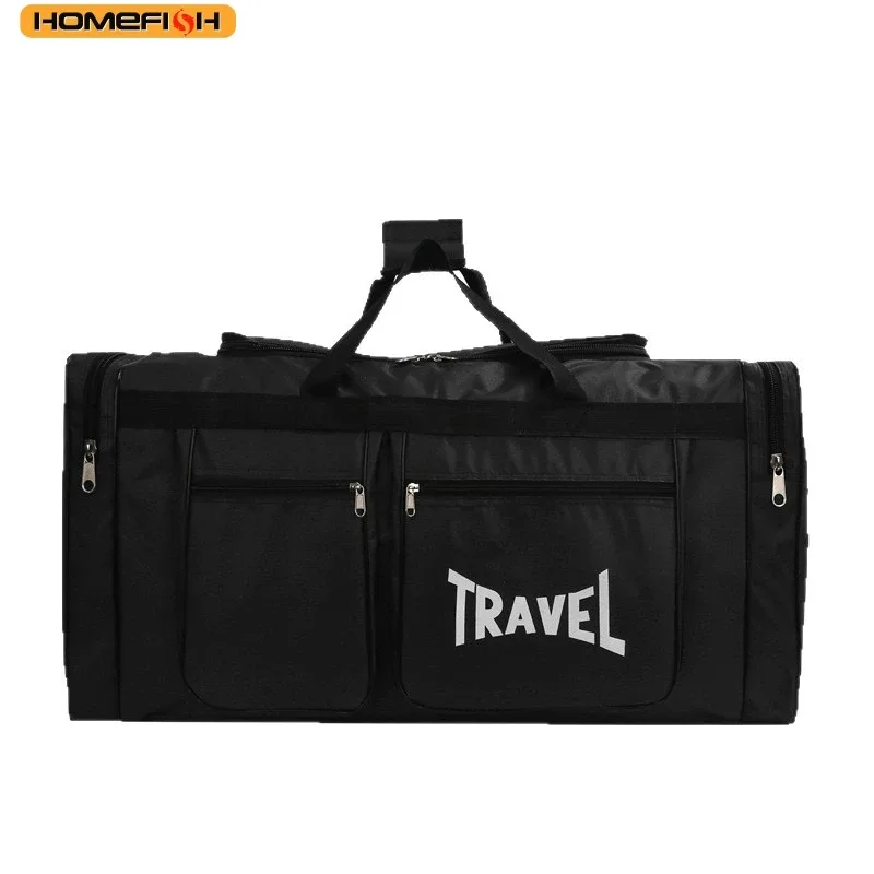 sac de voyage homefish pliable grande capacité, imperméable, pour affaires et sport, résistant à l'usure, sac de sport multifonction portable