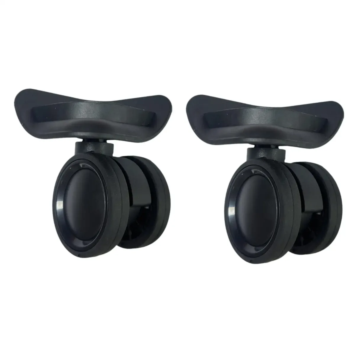 roues de remplacement pour bagages, 2 pièces, roulettes de réparation pour valise, accessoires résistants à l'usure, installation facile, roues pour valise