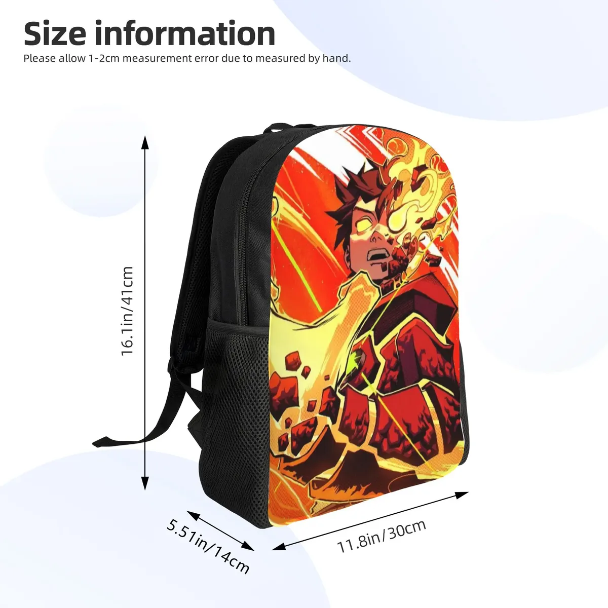 sac à dos multifonction ben 10 heatblast fiery character pour la rentrée scolaire, sac à dos pour étudiants ben 10