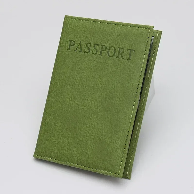 porte-passeport en cuir pu pour homme et femme, couverture d'identité, accessoires de voyage, portable, carte bancaire, business, étui portefeuille