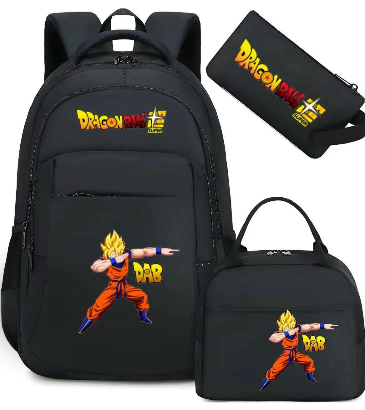 sac à dos dragon ball, sac d'école camouflage, grande capacité, pour lycéens, garçons et filles, mochila de voyage