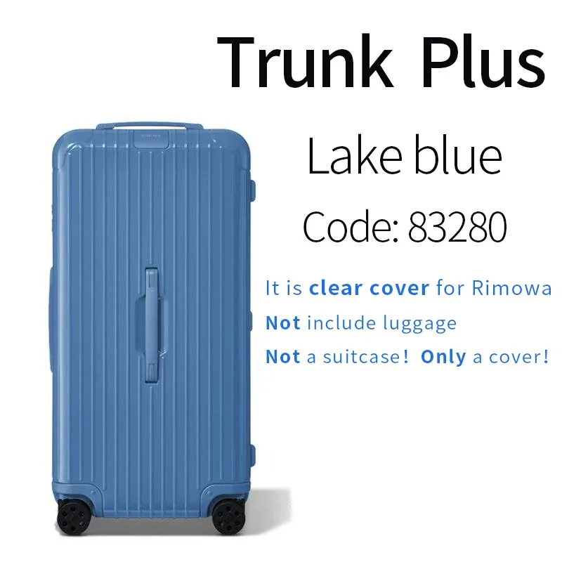 housse transparente applicable pour rimowa clear essential trunk plus housse de protection pour valise 33 pouces housse de bagage rimowa