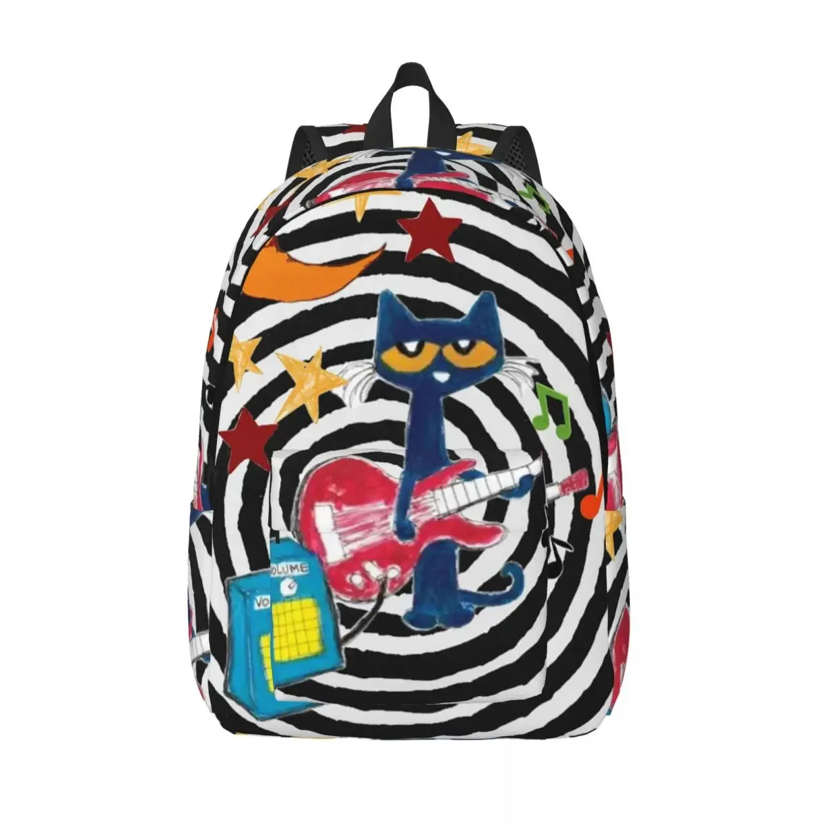 pete the cat sac à dos d'écolier, sac à dos de randonnée, sac à dos de voyage pour garçons et filles, sac à bandoulière