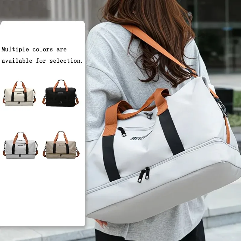Le sac à dos de couleur neutre est spécialement conçu pour les hommes et les femmes et convient comme sac de voyage pour les déplacements et l'hébergement.