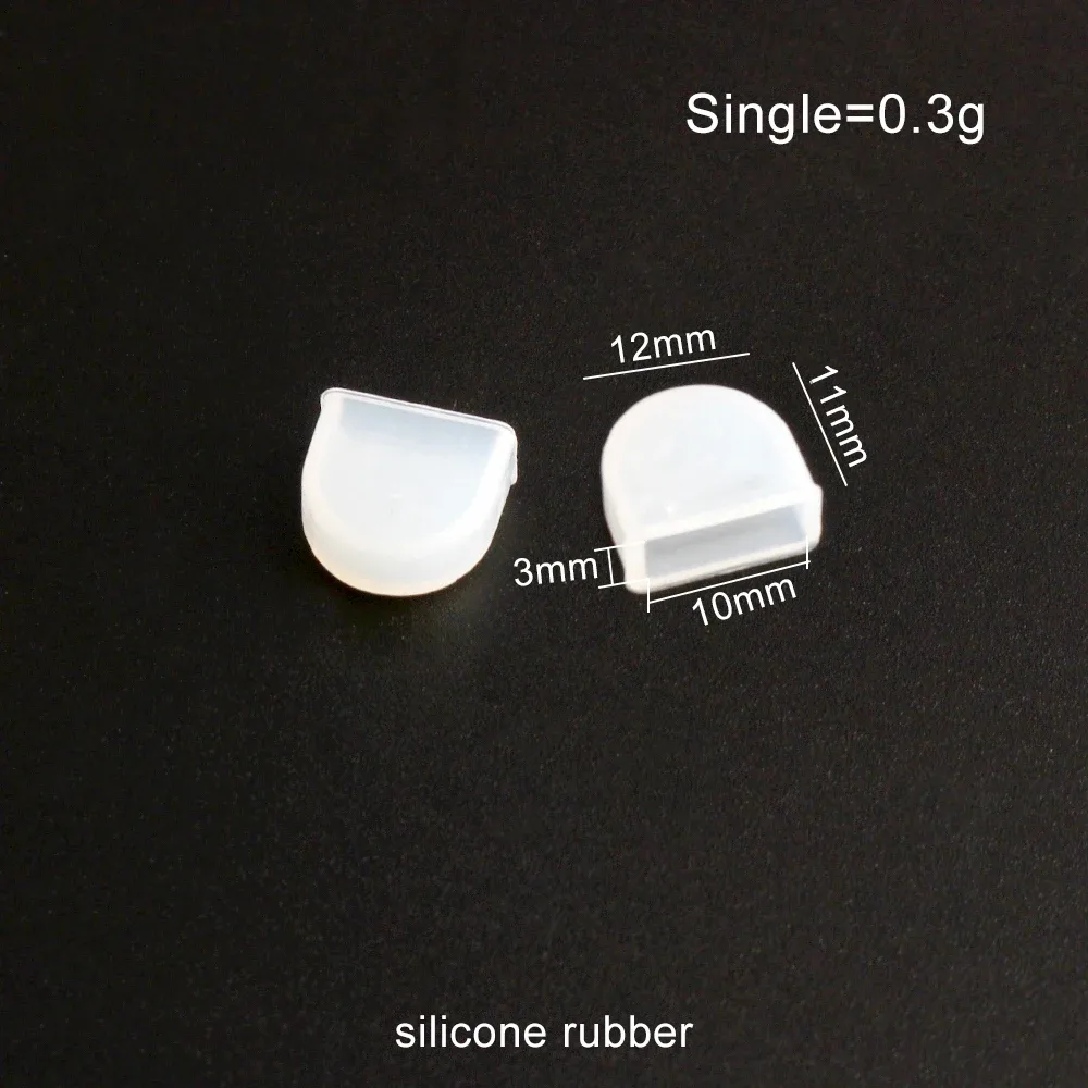 20 pièces/50pcs sac bas pied clou serrure siège housse de protection anti-dérapant résistant à l'usure portefeuille sac à main bas couverture en silicone