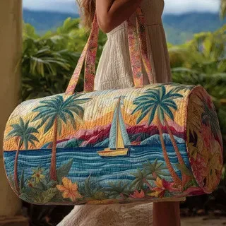 sac de voyage matelassé grande capacité, artisanat de matelassage 3d, sac de voyage, sacs fourre-tout, sac à main pour courtes distances