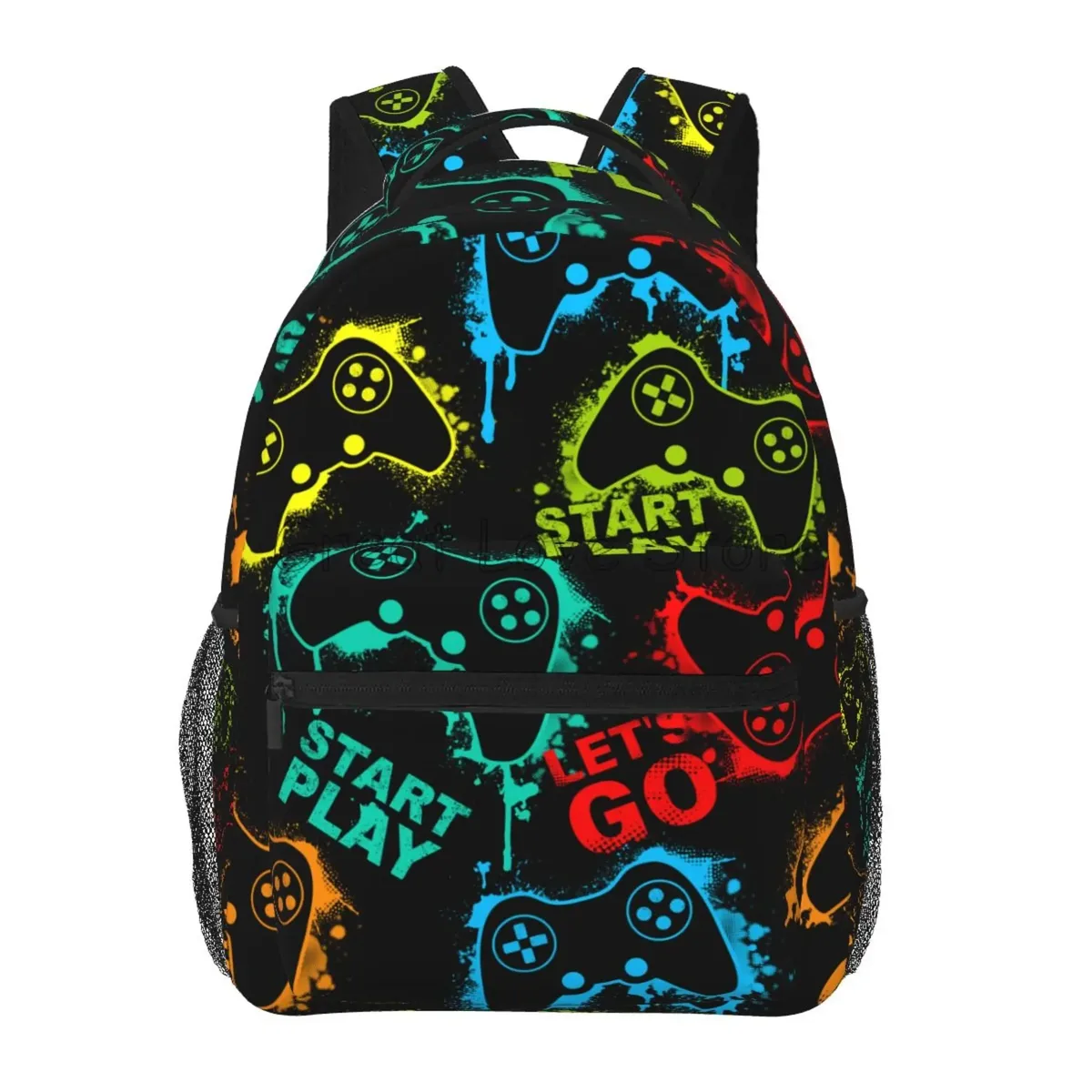 contrôleur de jeu vidéo sacs à dos d'ordinateur portable pour garçons filles durable école ordinateur bookbag unisexe voyage randonnée camping sac à dos
