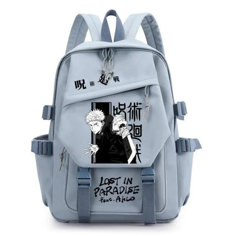sac à dos anime jujutsu kaimmense pour hommes et femmes, cartable pour adolescents, sacs pour ordinateur portable gojo satoru, cartable d'extérieur à la mode