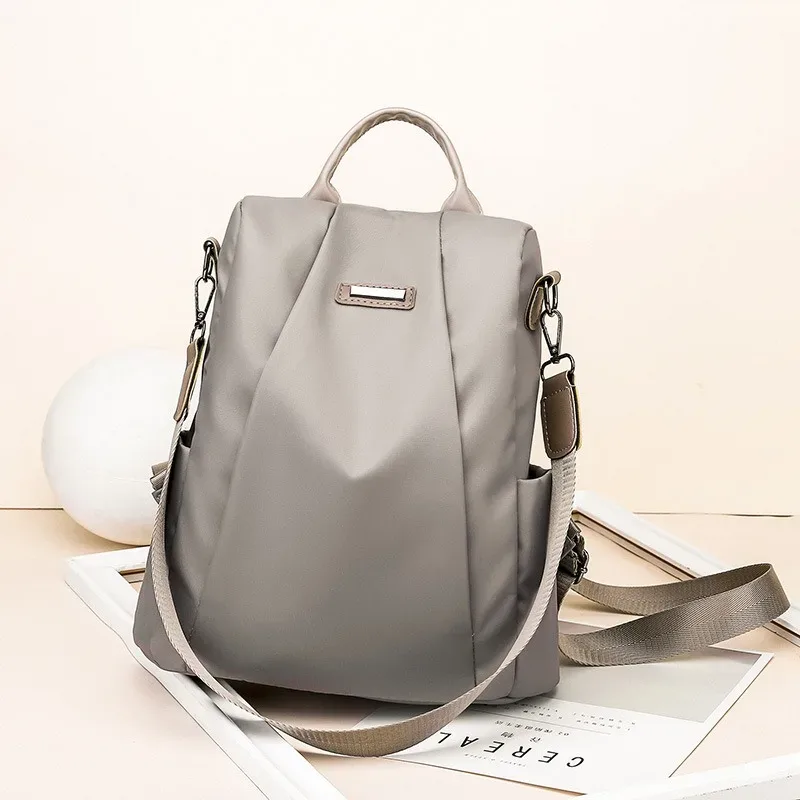sac à dos de voyage oxford antivol pour femme, sac de grande capacité, style décontracté, mode coréenne, sac à dos multifonction, solide