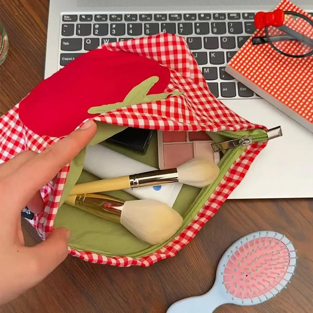 Sac de maquillage mignon, grande capacité, organiseur de toilette portable, pochette simple pour le rangement des cosmétiques, pour les voyages