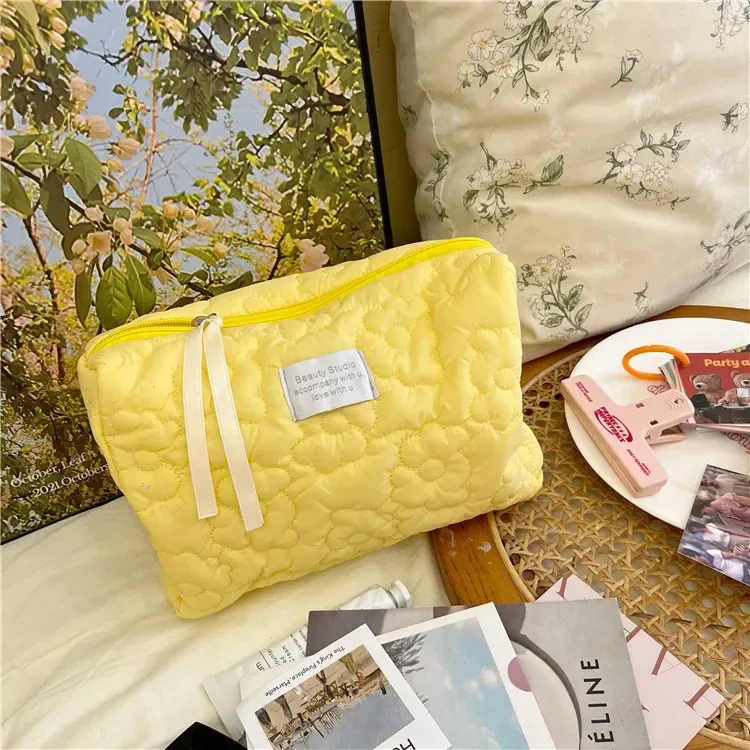 articles de toilette organisateur cosmétique sac à fermeture éclair pochette de lavage de voyage sac cosmétique femme sacs de maquillage nouveau motif de fleur femmes sac de maquillage