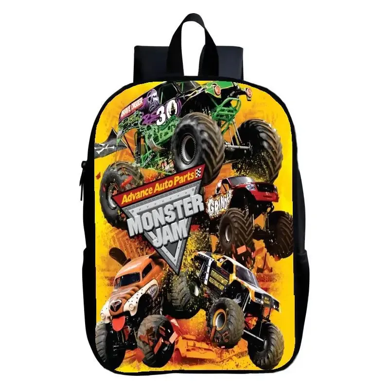 monster jam, monster truck, sac à dos pour enfants, sac à dos d'école primaire, sacs à dos de maternelle