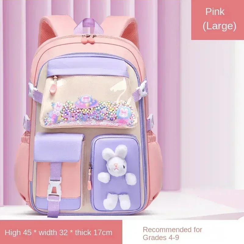 2025 cartable pour filles de l'école primaire kawaii sac léger pour enfants sacs imperméables sac à dos de voyage coloré mochilas cadeaux