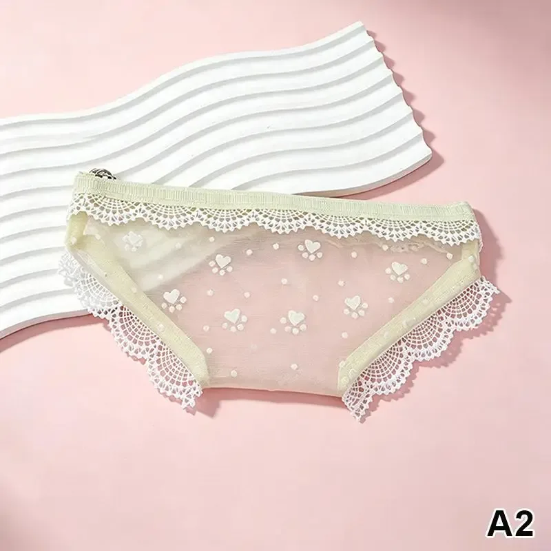 trousse à maquillage en forme de sous-vêtement mignon, en dentelle et maille transparente, pochette de rangement pour maquillage, trousse à crayons, usage quotidien/voyage