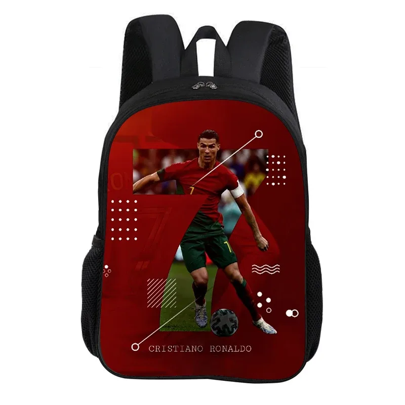 sac à dos scolaire ronaldo cr football star, sac à dos pour enfant, sac à livres, sac à dos de mode, sac à dos de sport, cadeau pour enfant