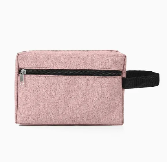 trousse de toilette de voyage pour hommes et femmes, trousse de maquillage étanche pour dames, trousse de beauté, sac à main en poudre lavante, étui cosmétique, livraison directe