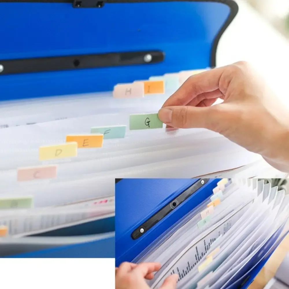 porte-documents extensible a4 simple, classeur accordéon portable, pochette de rangement pour papiers, organiseur de documents