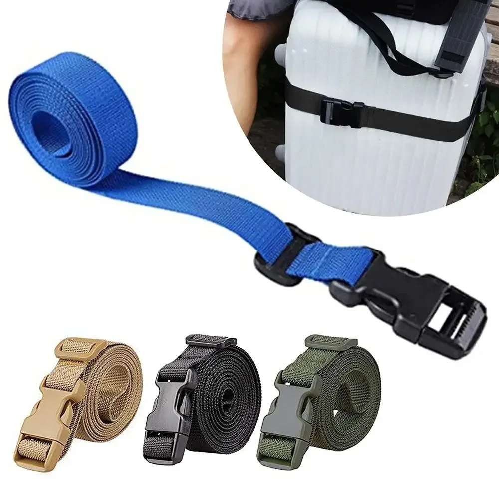 sangles d'emballage de paquet de bagages en nylon réglables, ceinture de protection, sangles de valise, environnement