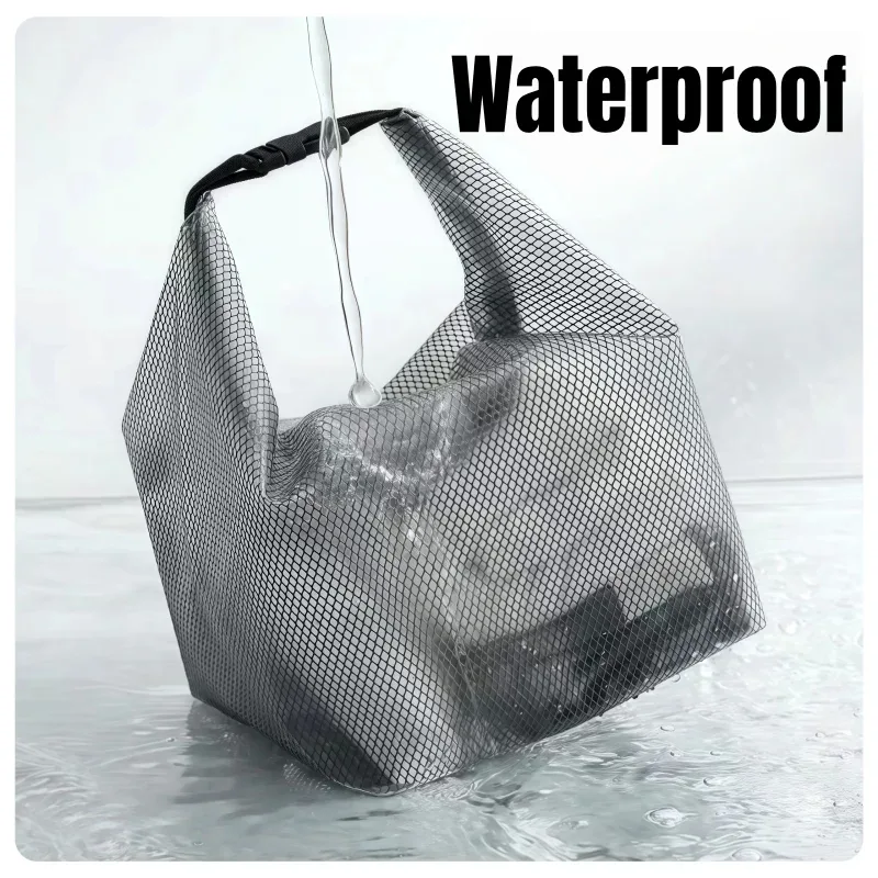 sac de voyage unisexe d'été nouveau pour l'extérieur, grande capacité, pratique, transparent, en plastique, étanche, portable, à bandoulière, pour la plage
