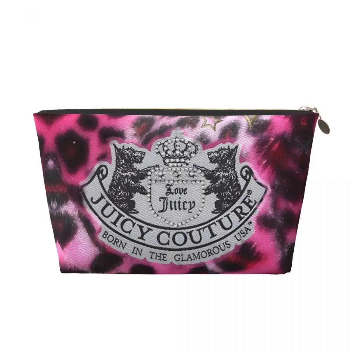 sac de toilette de voyage en cuir j-juicy-c-couture, sacs à maquillage tendance, organiseur de maquillage pour l'extérieur