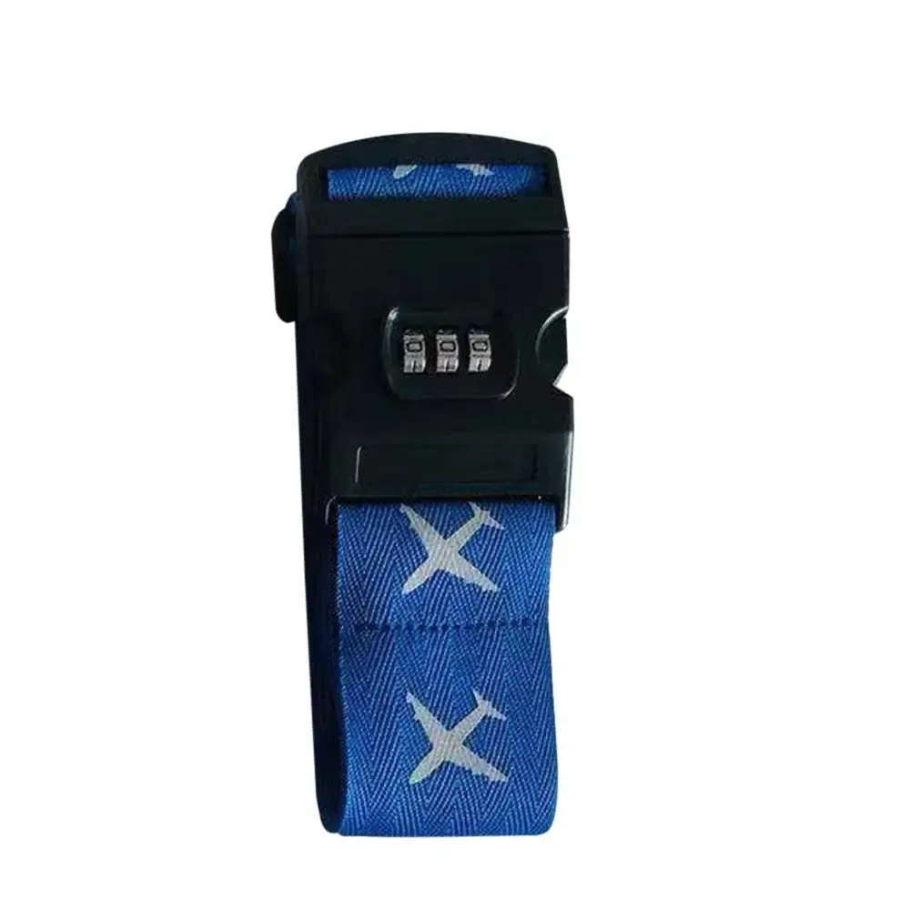 sangle de bagage réglable, verrouillage par mot de passe, anti-vol, ceinture d'emballage de voyage, verrouillage sécurisé