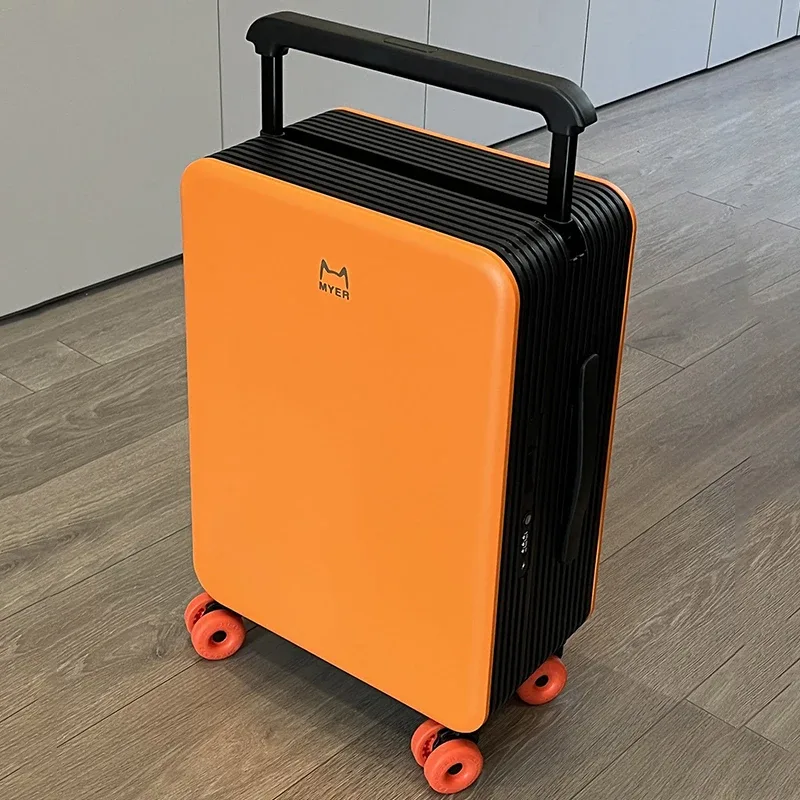 valise klqdzms 20 pouces en abs + pc, grande capacité, valise à roulettes, valise pour femme, valise à code pour homme, bagage à roulettes