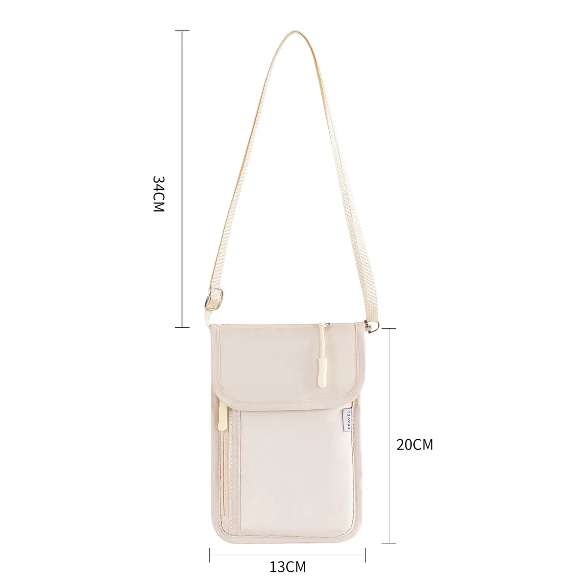 sac de voyage extérieur antivol étanche à suspendre au cou pour téléphone portable et passeport