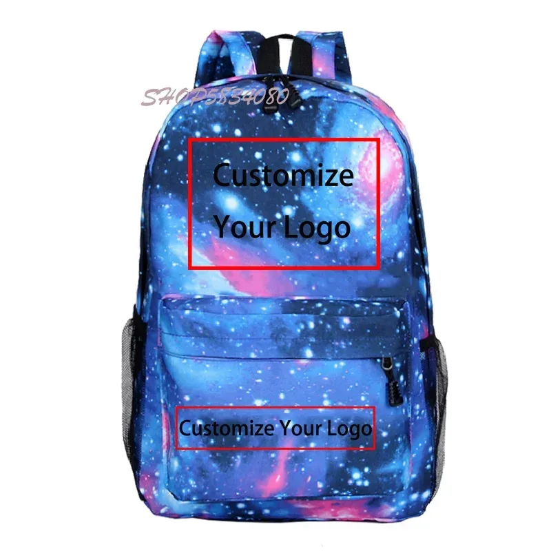 bricolage sac à dos livraison directe client sac à dos logo personnalisé sacs d'école pour garçons filles adolescent sac à dos sac de voyage mochila para mujer