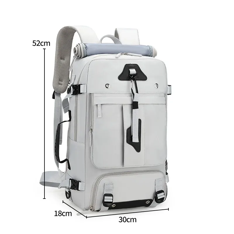 sac à dos grande capacité 60l pour homme, extensible, pour voyage en extérieur, avec compartiment à chaussures, modèle 2026