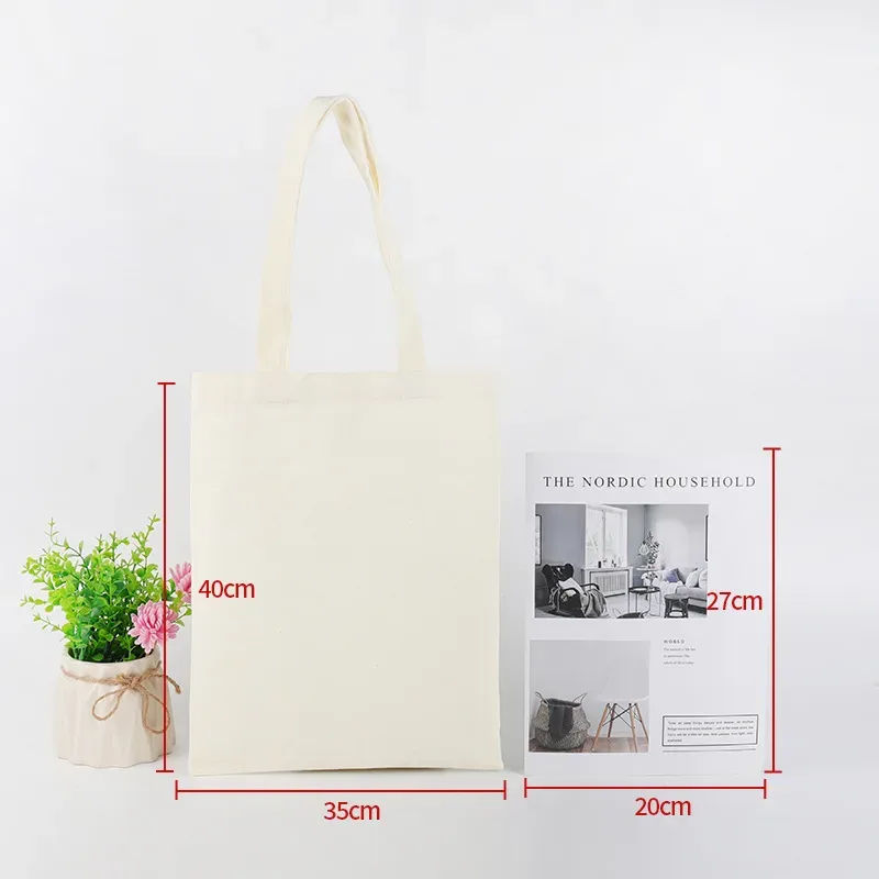 100 pièces/lot, vente en gros, sacs fourre-tout en toile de grande capacité, logo personnalisé, sacs réutilisables en coton écologique, sacs de courses promotionnels