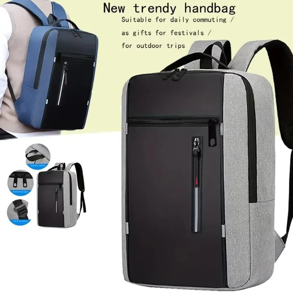 sac à dos d'affaires étanche durable, port usb, sac à dos de voyage de grande capacité, cartable à plusieurs compartiments