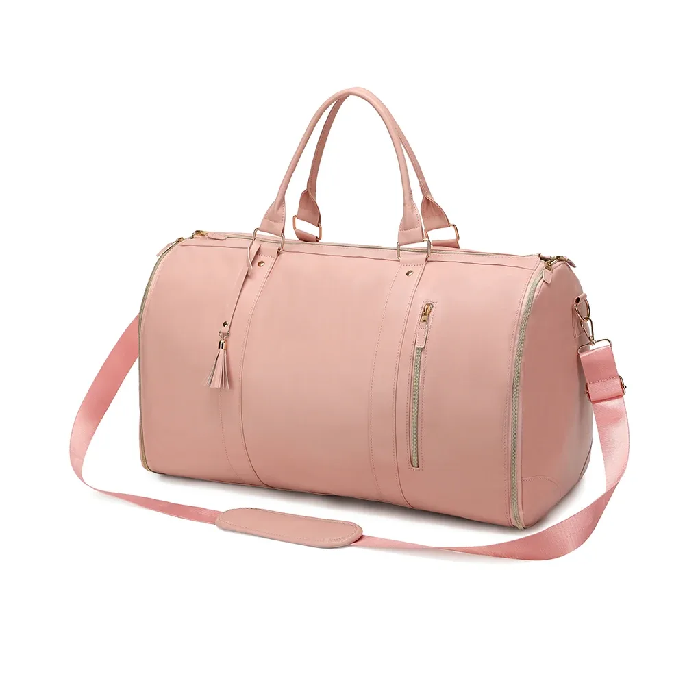 grand sac de rangement pliable en pu pour femme, sac à main grande capacité, bagage, voyage, sport, extérieur, multifonction, mode
