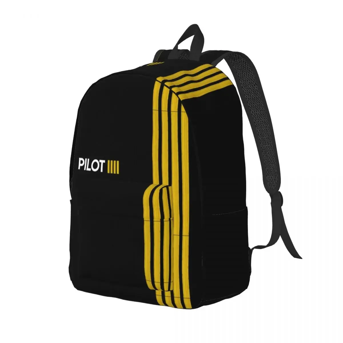 Personnalisé pilote capitaine rayures voyage toile sac à dos hommes école ordinateur portable Bookbag Aviation avion collège étudiant sac à dos sacs
