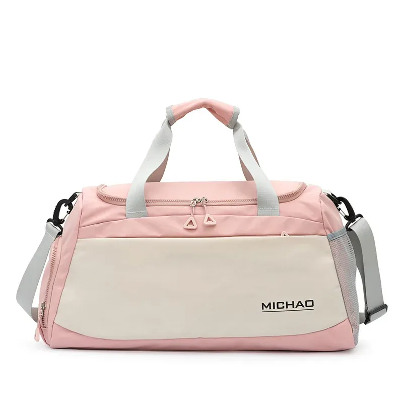 sac de sport multi-poches, sac de sport polyvalent imperméable avec poche de séparation humide/sec, sac de voyage grande capacité
