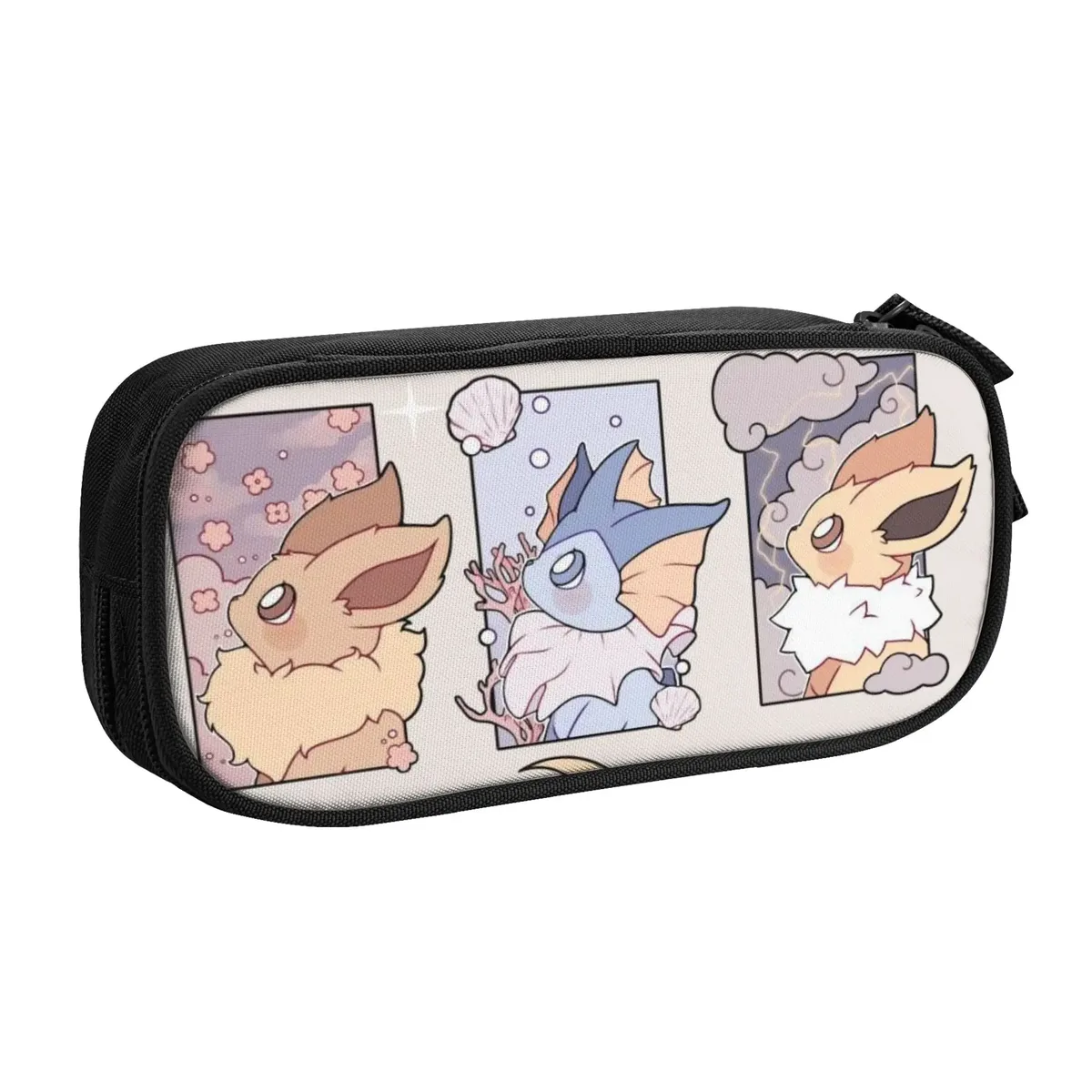 sacs de grande capacité personnalisés avec un motif de pokémon charizard pour enfants, trousse scolaire pour garçons et filles