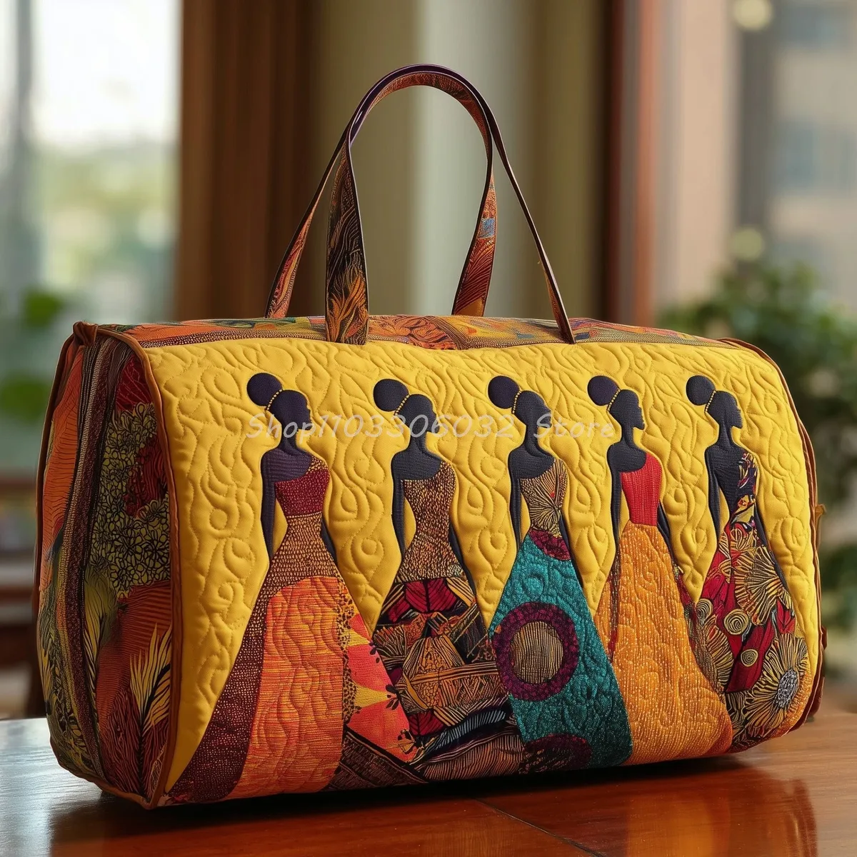 ‌ ‌ ‌ ‌ ‌ sac de voyage matelassé imprimé afro-américain pour femme et homme, sac fourre-tout de week-end 2026 pour l'extérieur ‌ ‌ ‌ ‌ ‌ ‌ ‌ ‌ ‌ ‌ ‌