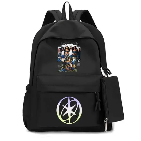 sac à dos scolaire multifonctionnel pour adolescentes, motif œil de chat amusant, grande capacité, idéal pour les voyages en extérieur, sac à dos de dessin animé pour étudiantes