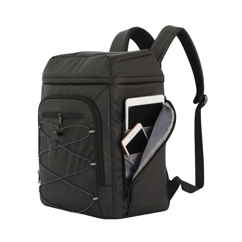 denuoniss 23l sac de réfrigérateur grande capacité 30 canettes isolation sac à dos refroidisseur voyage plage bière livraison de nourriture sac étanche