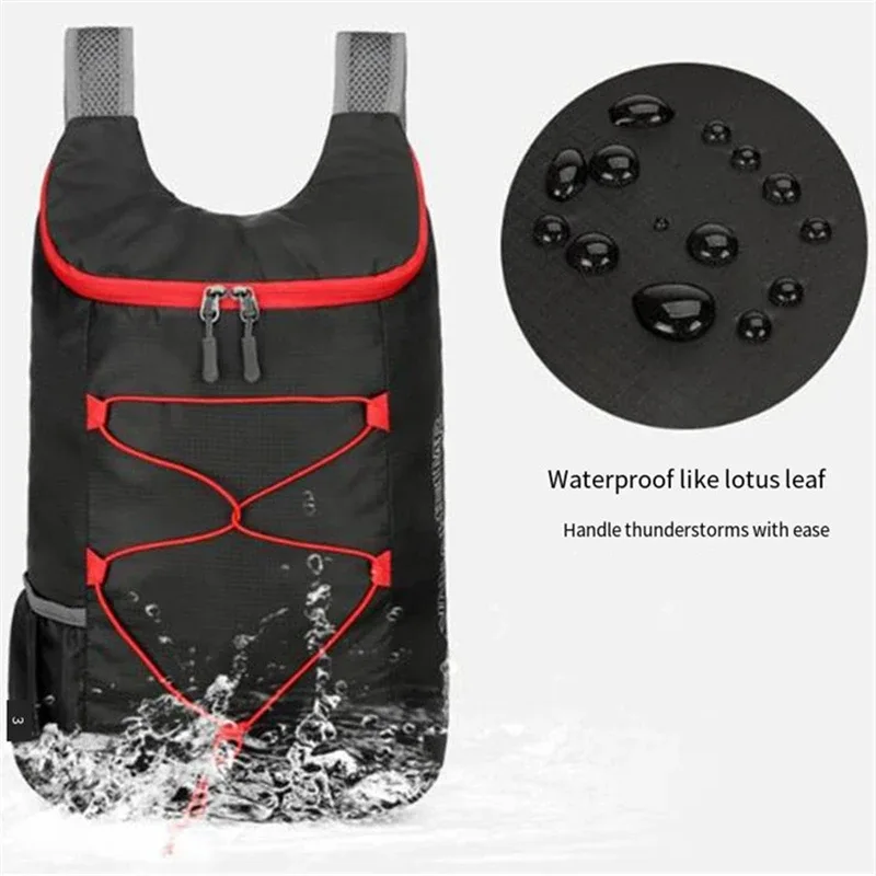 sac à dos de sport étanche pliant multifonctionnel camping en plein air et randonnée sac quotidien portable sac à dos de voyage