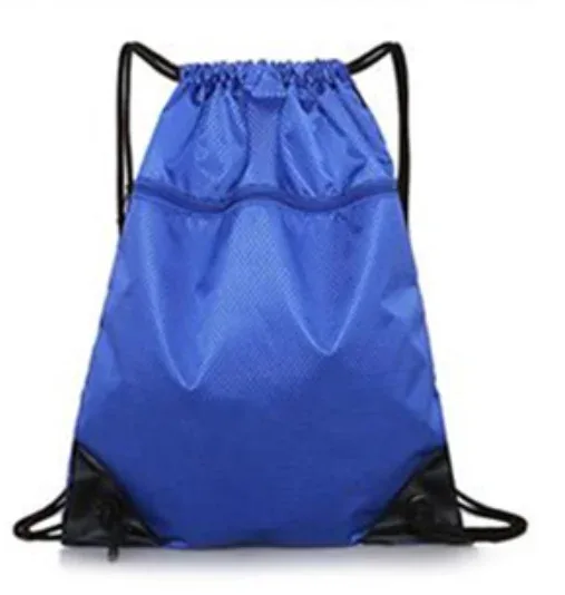 sac de sport à fermeture éclair double épaisseur, sac à dos de fitness avec poche à cordon, sac de randonnée, camping, natation, pour hommes et femmes.